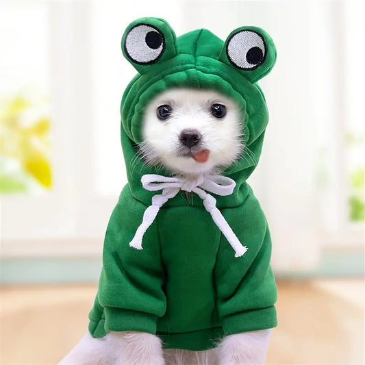 Chaqueta para mascotas color verde Talla L